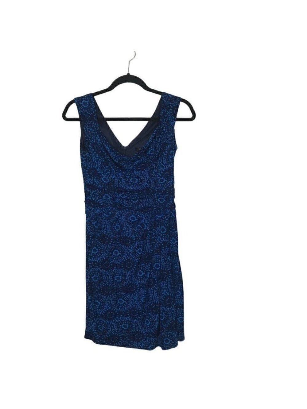 NANETTE Lepore Blue And Black Floral Print Dress Size 2